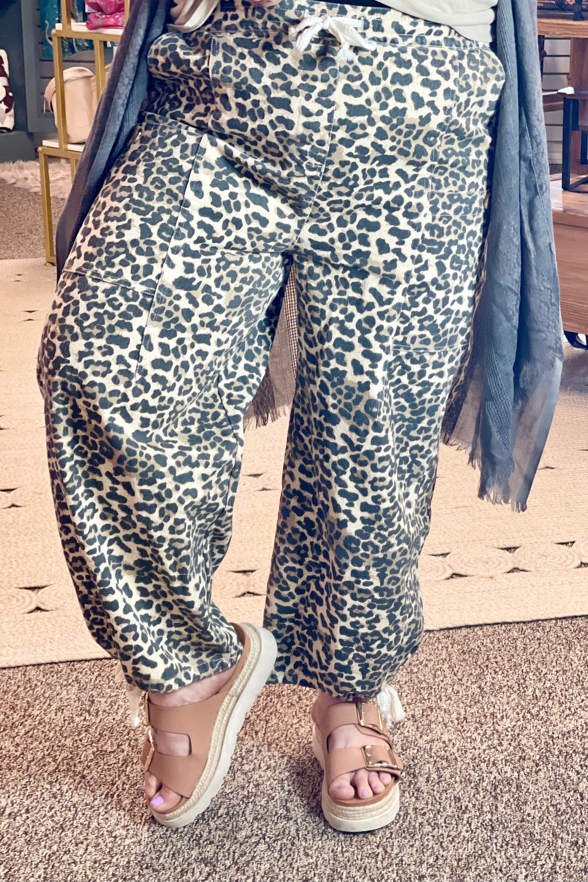 Fierce Drawstring Pants-Plus