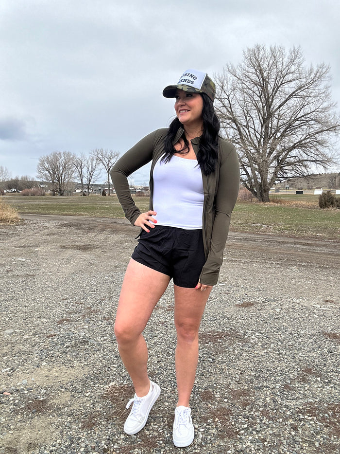 Scottie Active Jacket: Olive