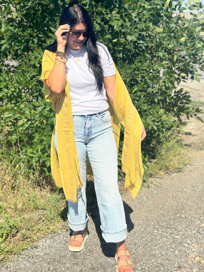 Elodie Kimono:Mustard