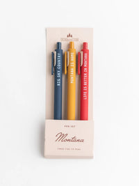 Montanan Pen Set