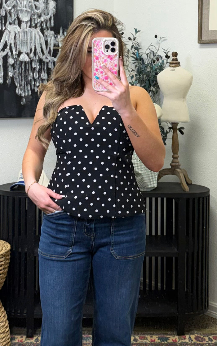 Dotty Tube Top