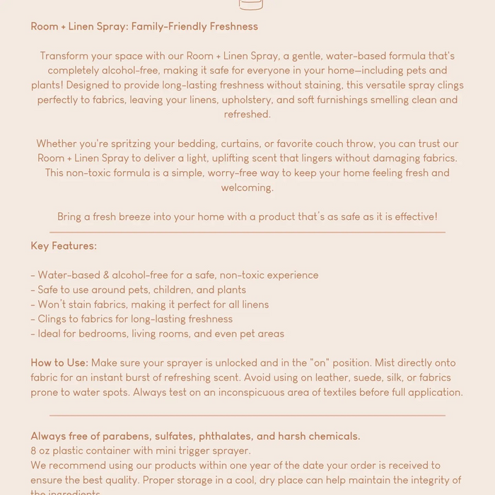 White Tea Room + Linen Spray