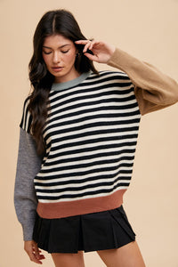 Cozy Contrast Top