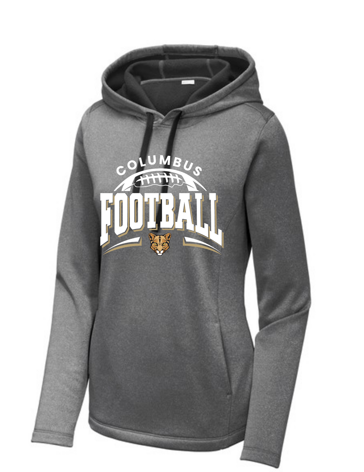 Sport-Tek Womens PosiCharge Fleece Hooded Pullover