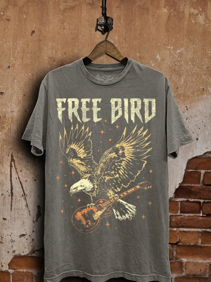 Free Bird Rock and Roll Graphic Tee