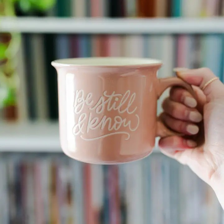 Be Still and Know Pink Mug