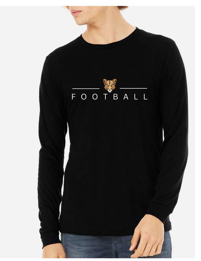 Unisex Black Long Sleeve Tee