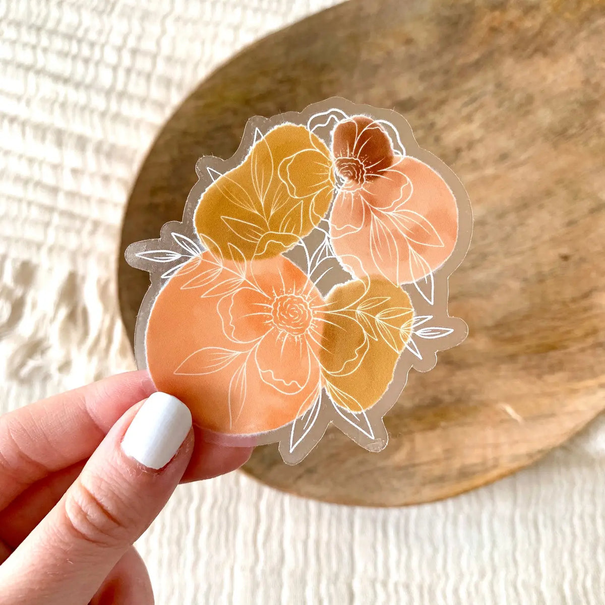 Watercolor Floral Sticker