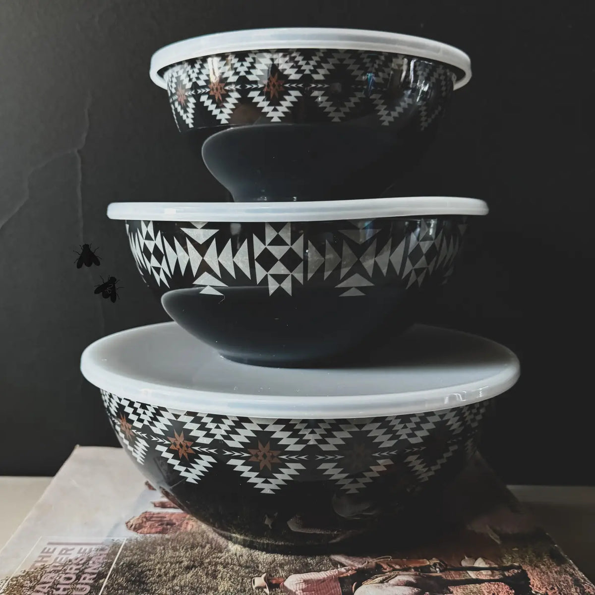 Super Fly Set of Three Bowls