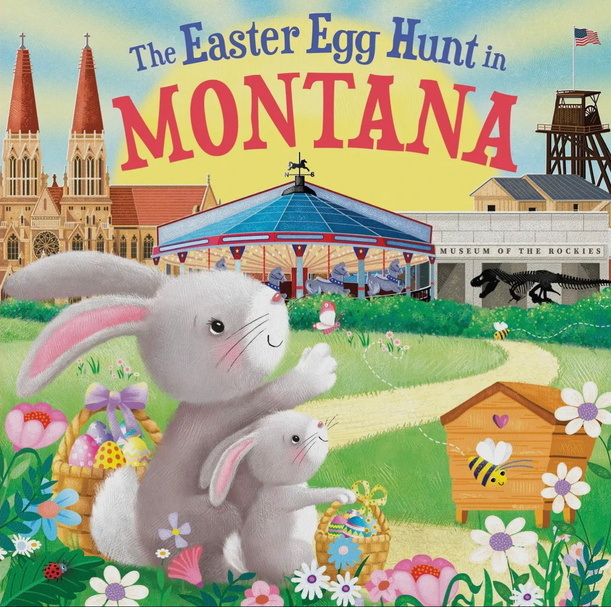 The Easter egg hunt in Montana