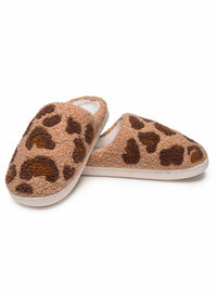 Leopard Print Slippers S/M