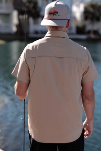 Performance Fishing Shirt: Cobblestone