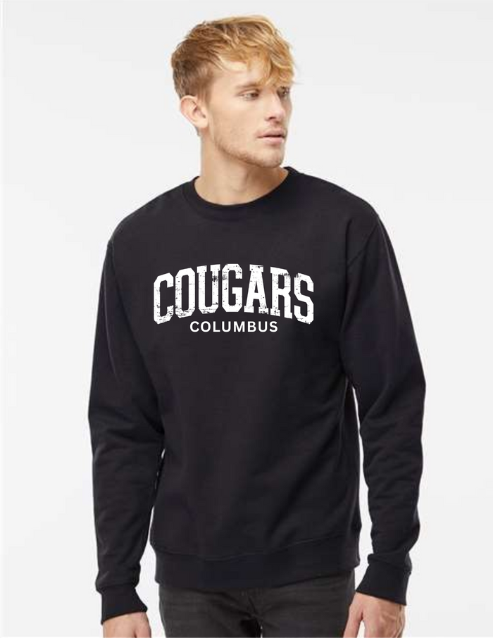 Midweight Crewneck: Black