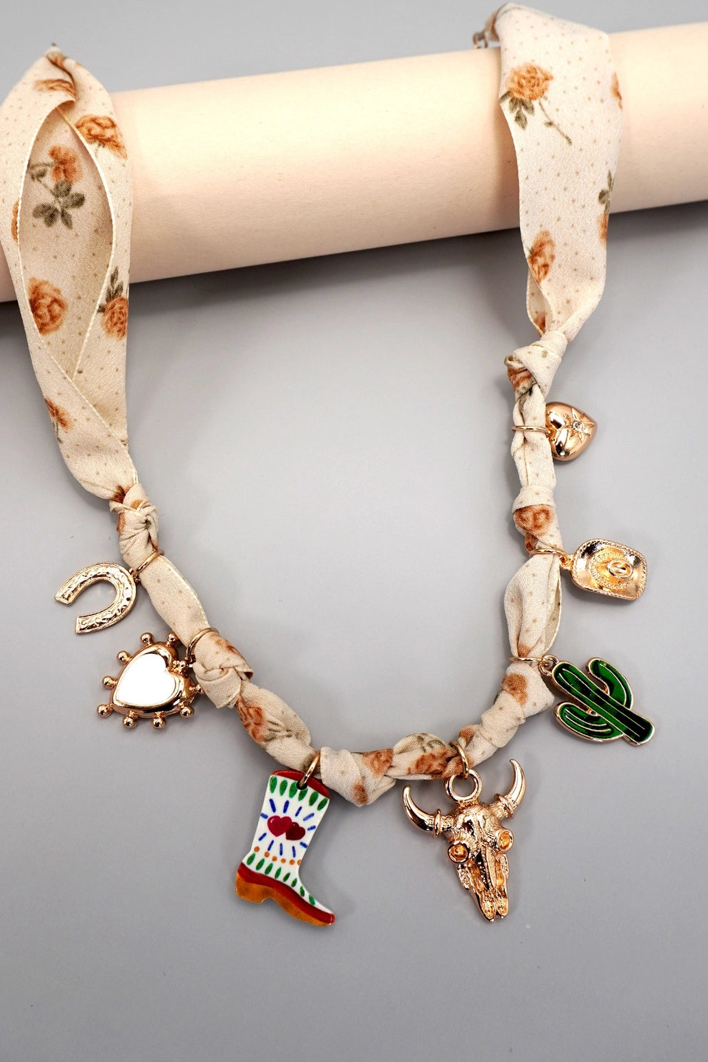 Scarf Charm Necklace
