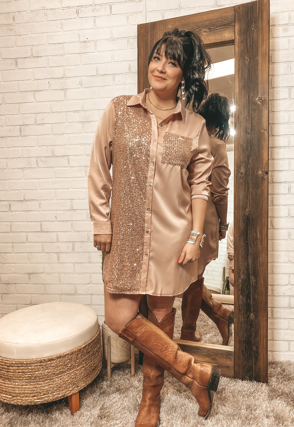 The Azalea Shirt Dress