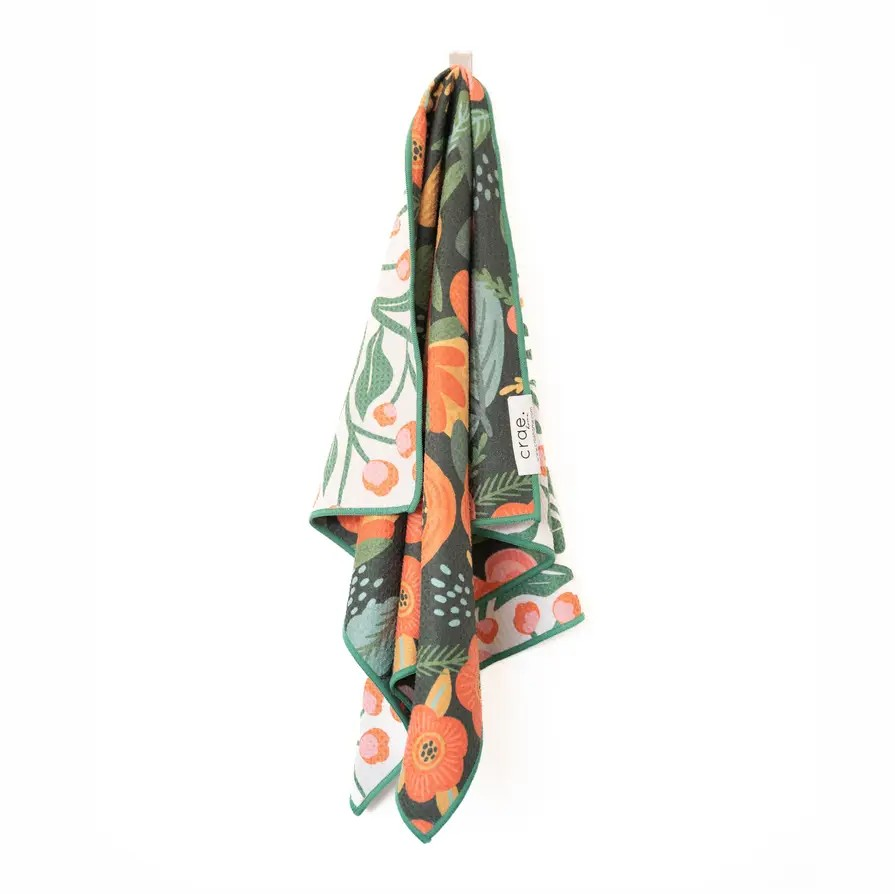 Olive Gardenia: Reversible Hand Towel