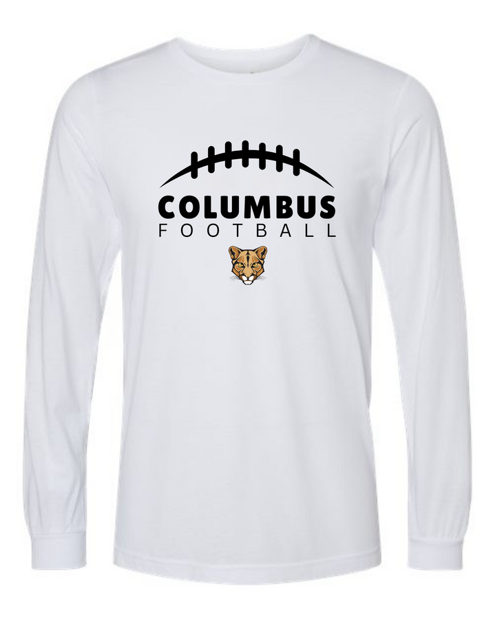 Unisex White Long Sleeve Tee