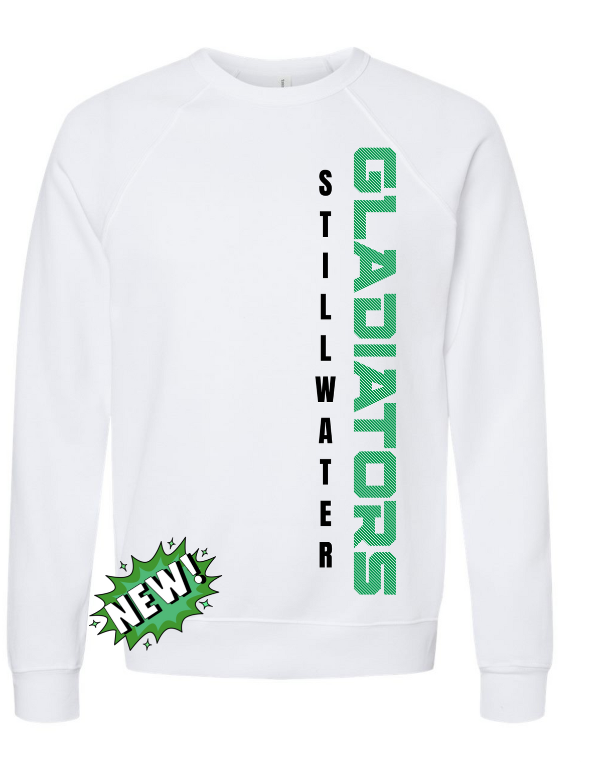 Gladiator White Crewneck