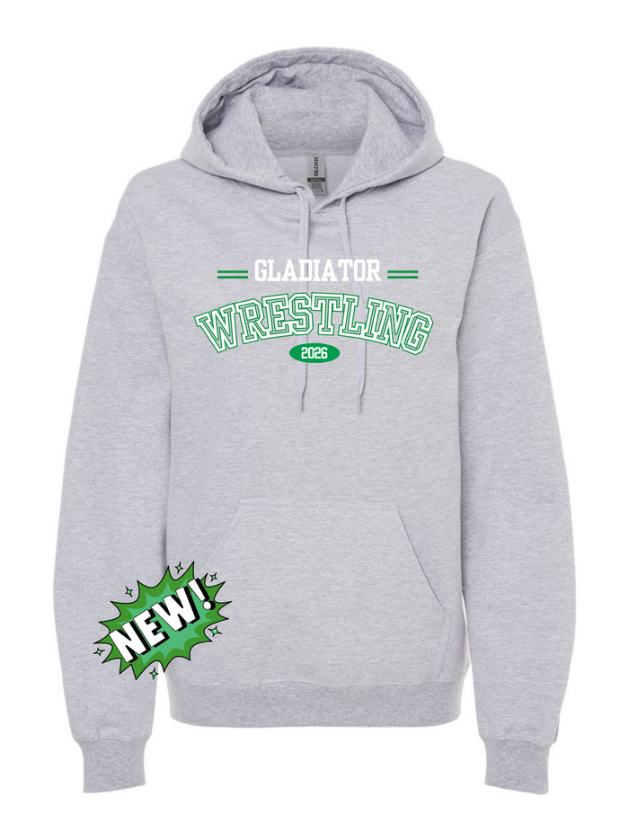 Gladiator 2026 Grey Hooded Sweatshirt