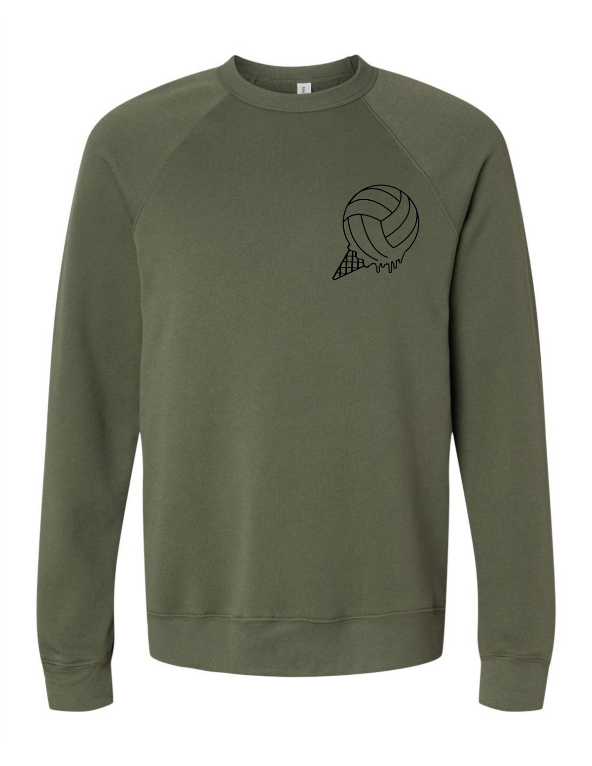 Military Green Crewneck