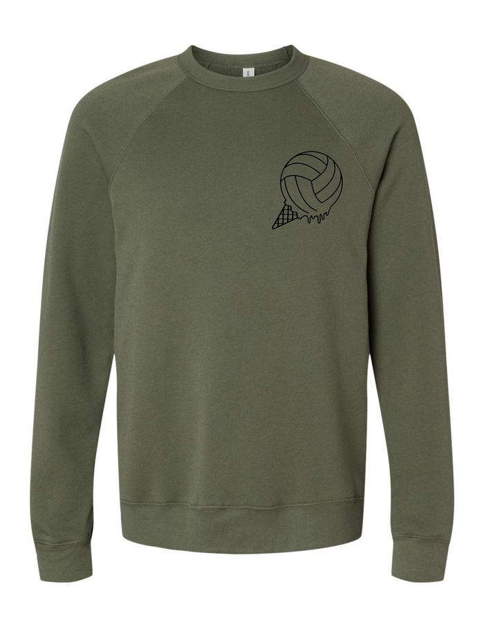 Military Green Crewneck