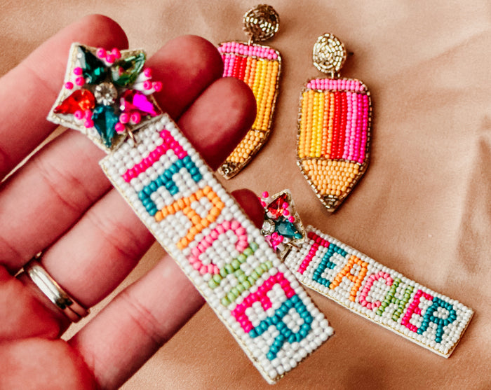 Teacher Bling Earrings