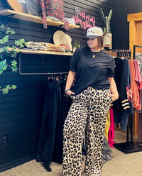 Noir Leopard Pants