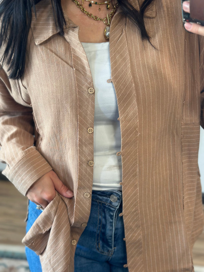 Chai Button Down Top