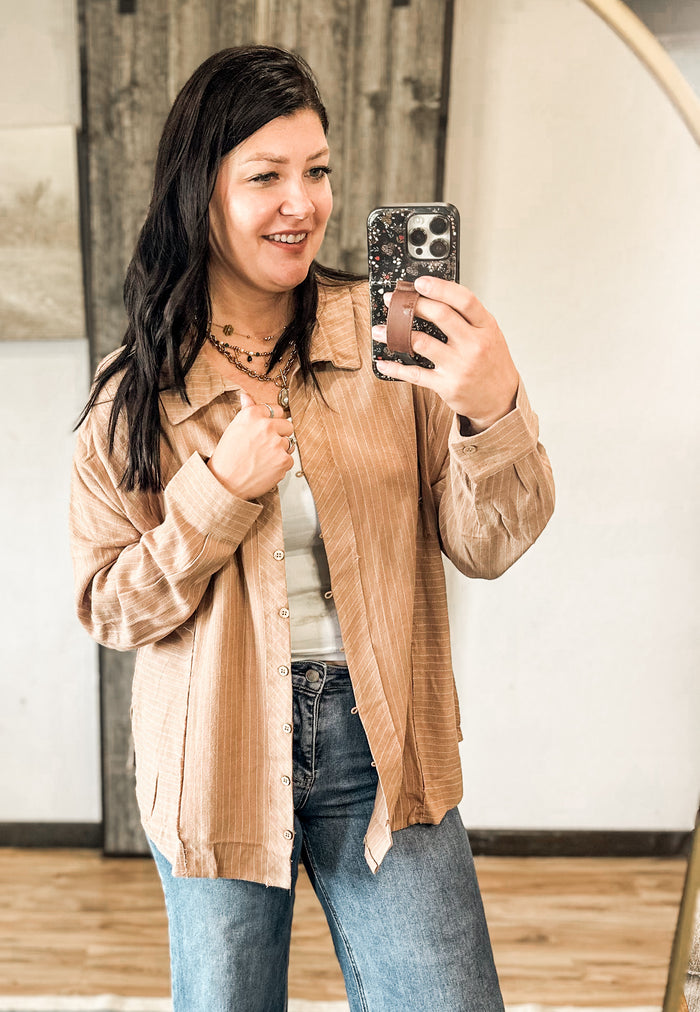 Chai Button Down Top