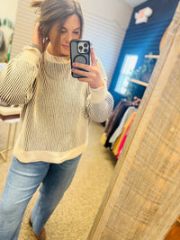 Brown Corded Sweater