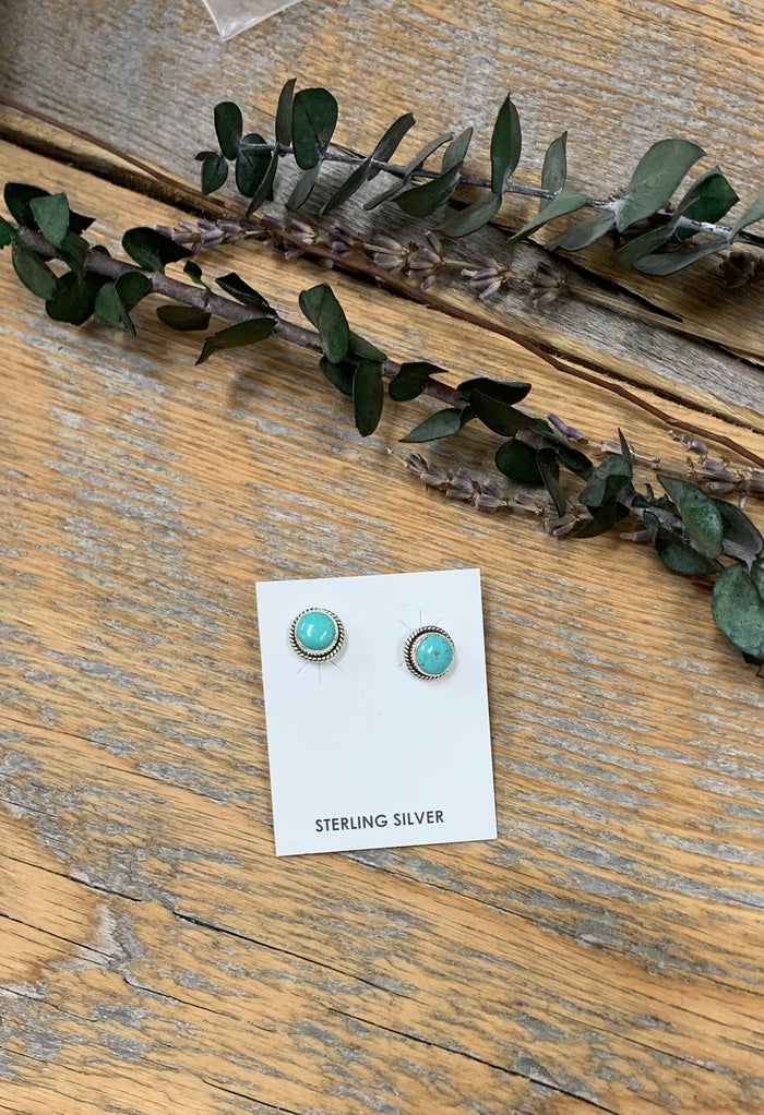 Circle Stud Earrings