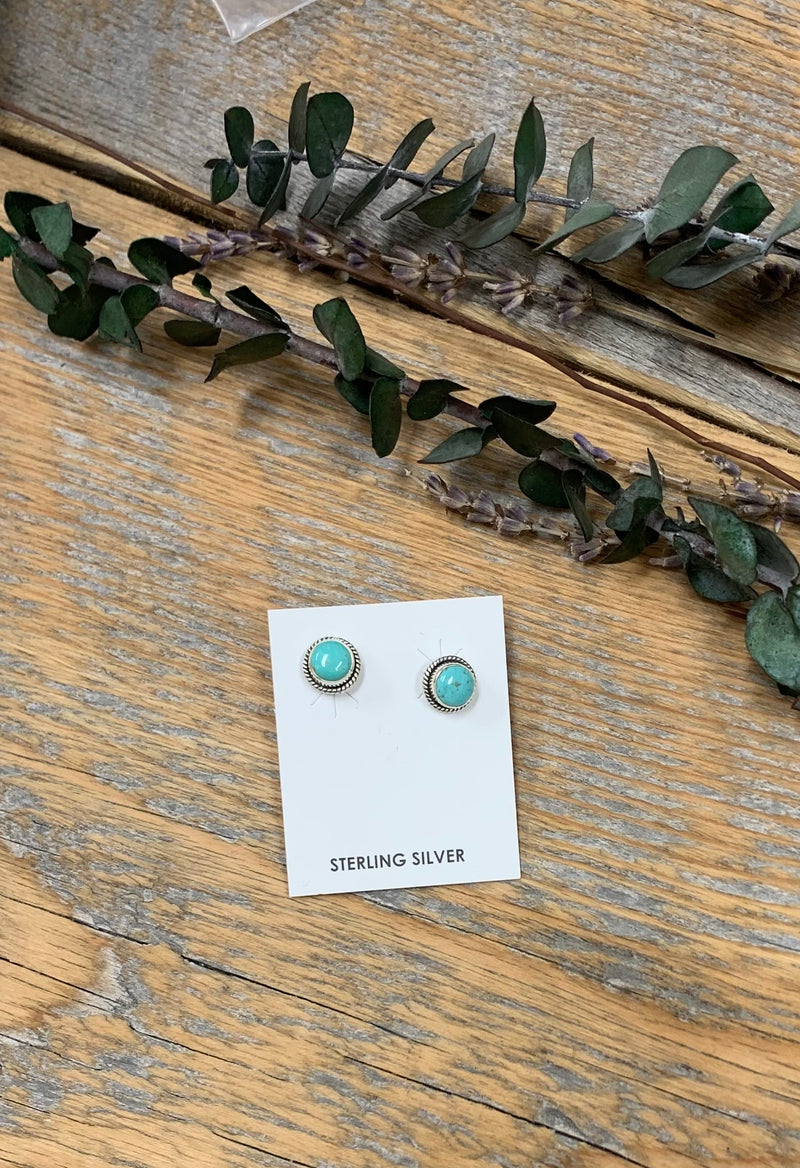 Circle Stud Earrings