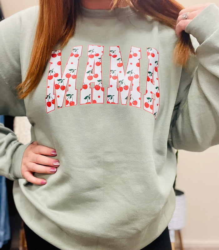 Mama Cherry Crewneck