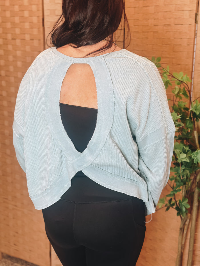Staci Top Sky Blue