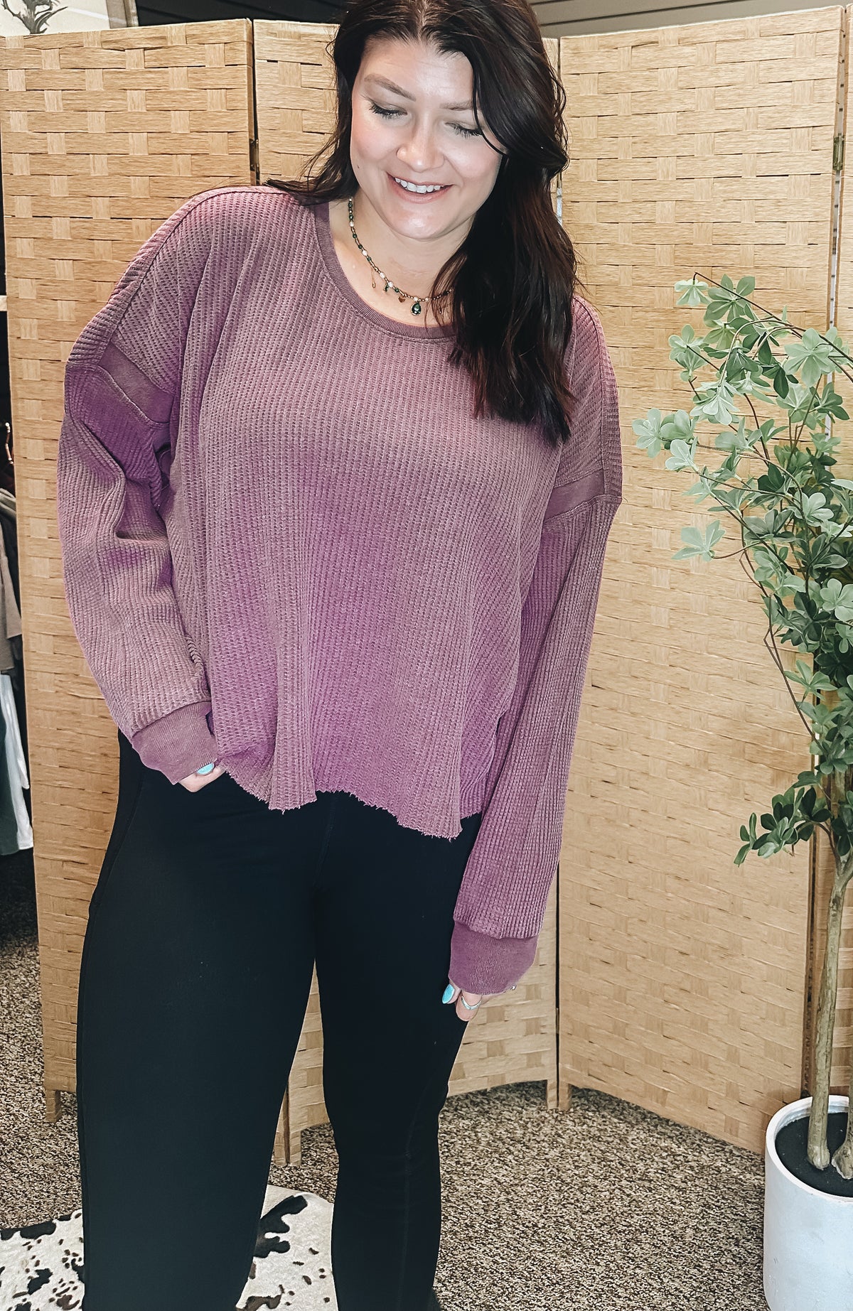 Staci Top Berry