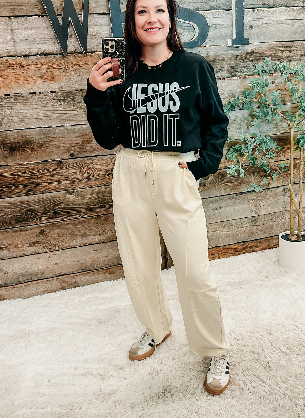 Soft Top Barrel Elevated Sweats
