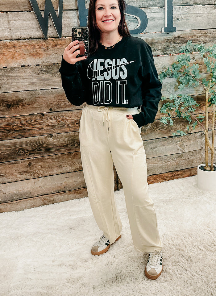 Soft Top Barrel Elevated Sweats