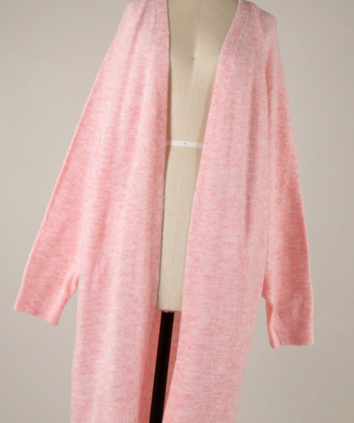 The Baddie cardigan: Blush