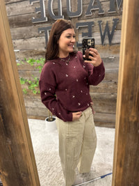 Plum Gardens Sweater