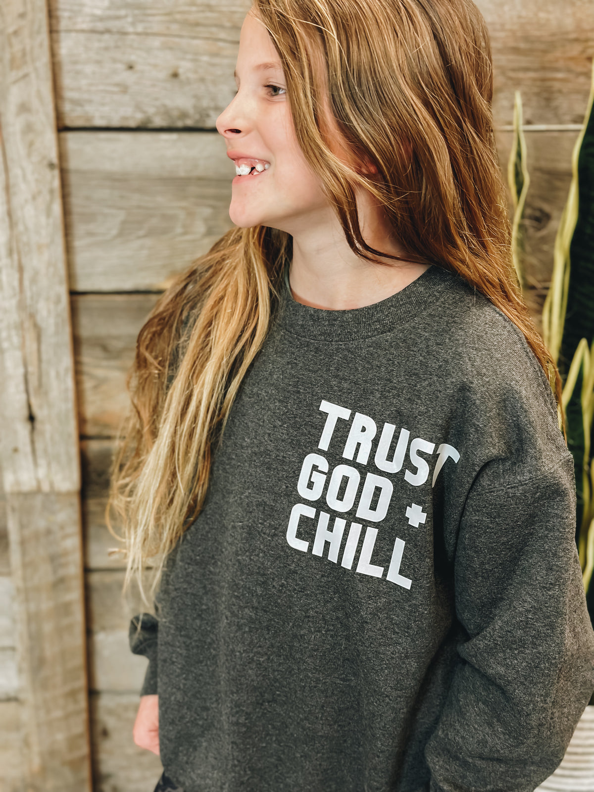 Trust God + Chill Youth Crewneck