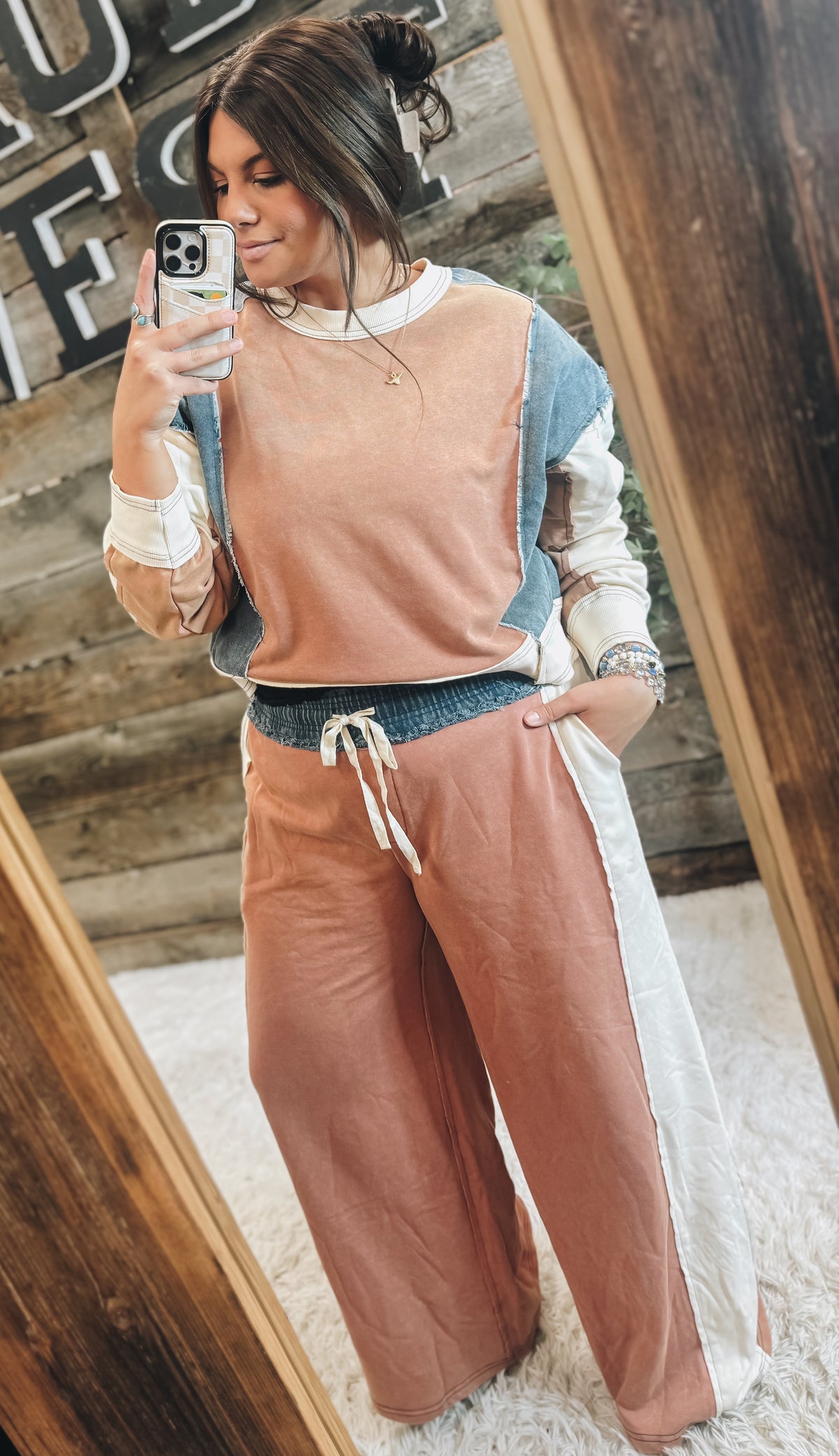 Cowgirls Don't Cry Denim Set