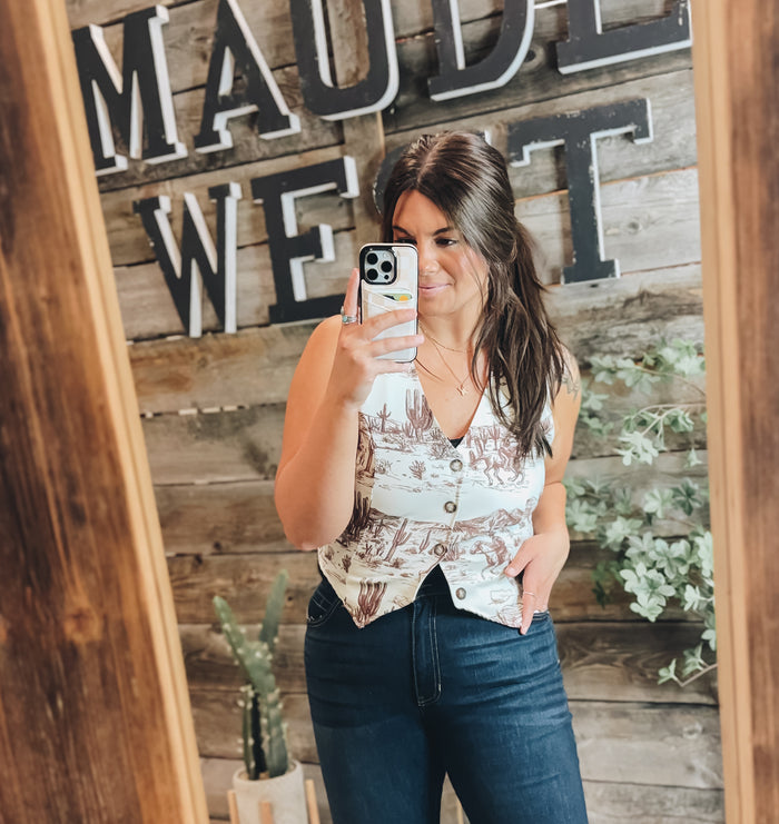 Gabby Western Vest