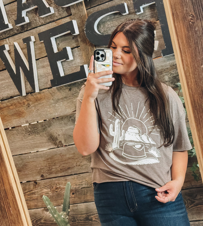 Golden Cowgirl Tee