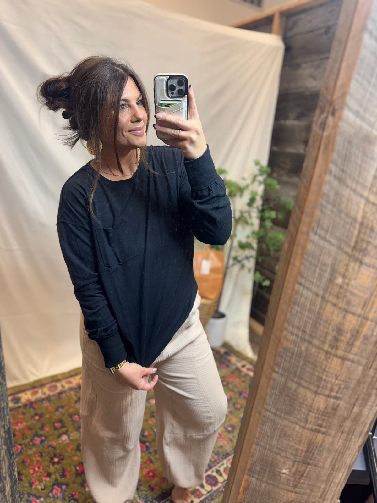 Nora Long Sleeve-Black