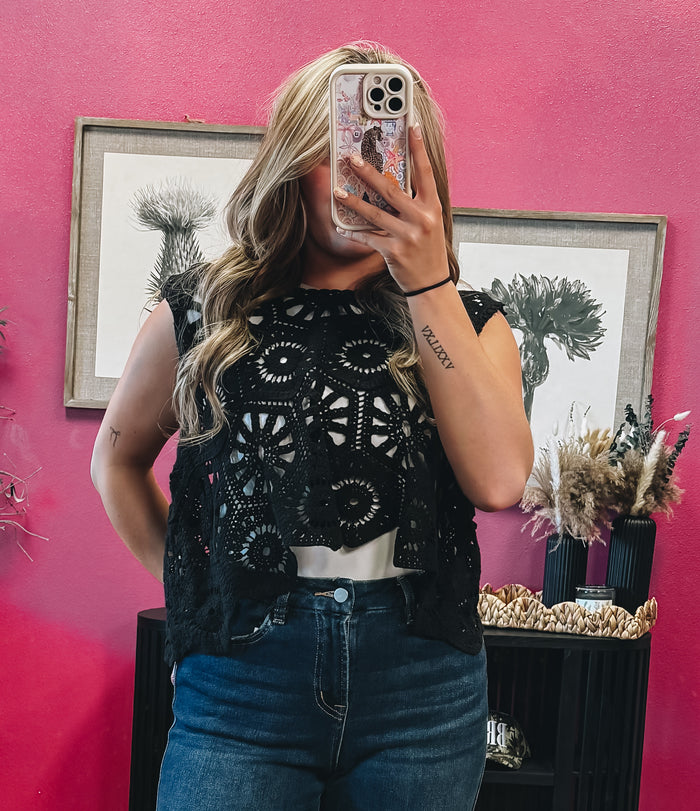 Casual crochet Tank Top