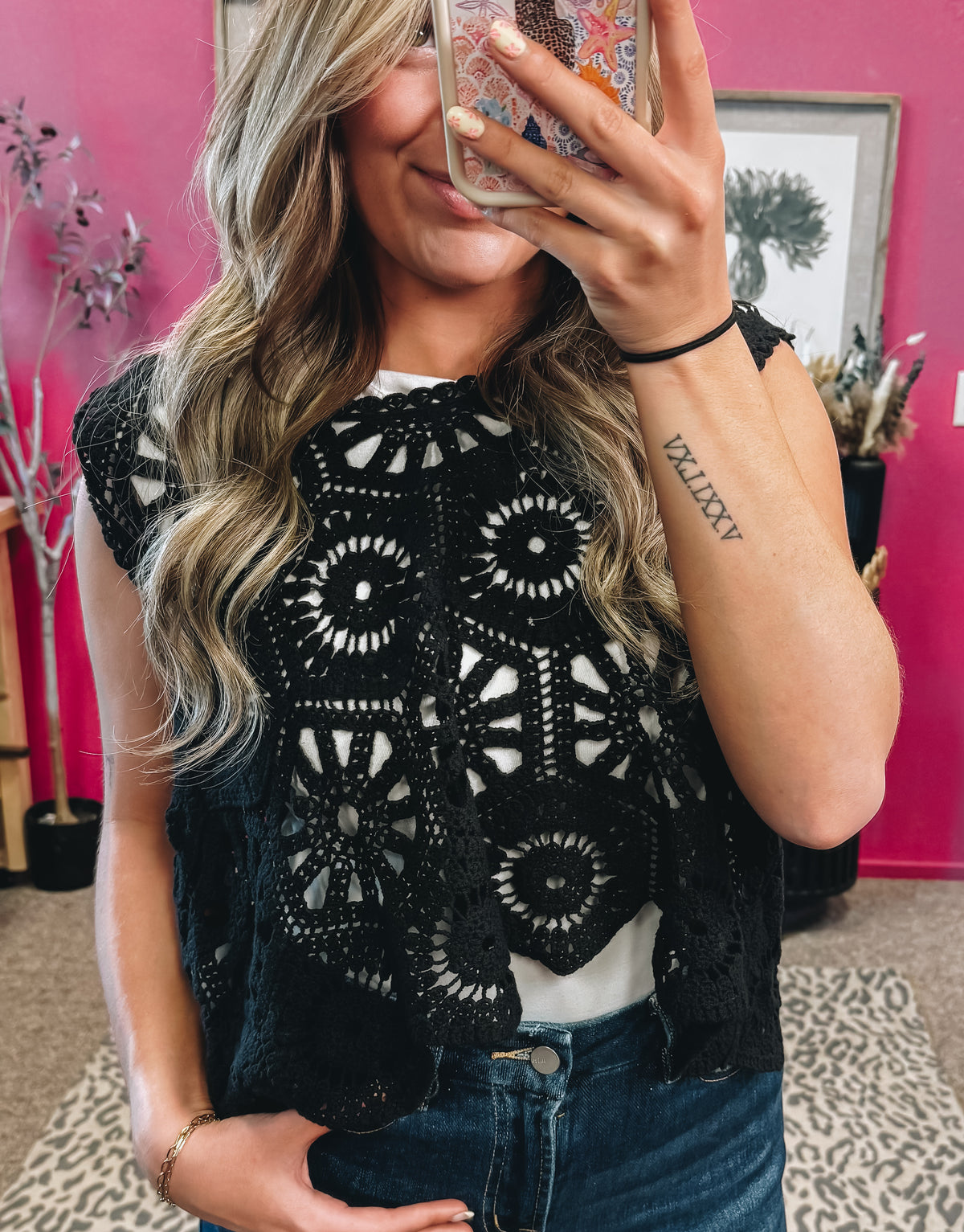 Casual crochet Tank Top