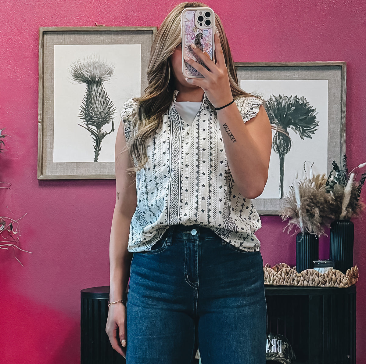 Boho sleeve blouse