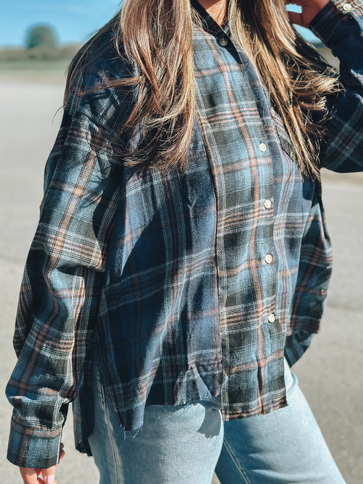 Kambrie Plaid Flannel Shirt