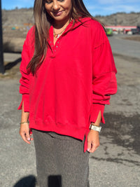 Tamika Henley Sweatshirt