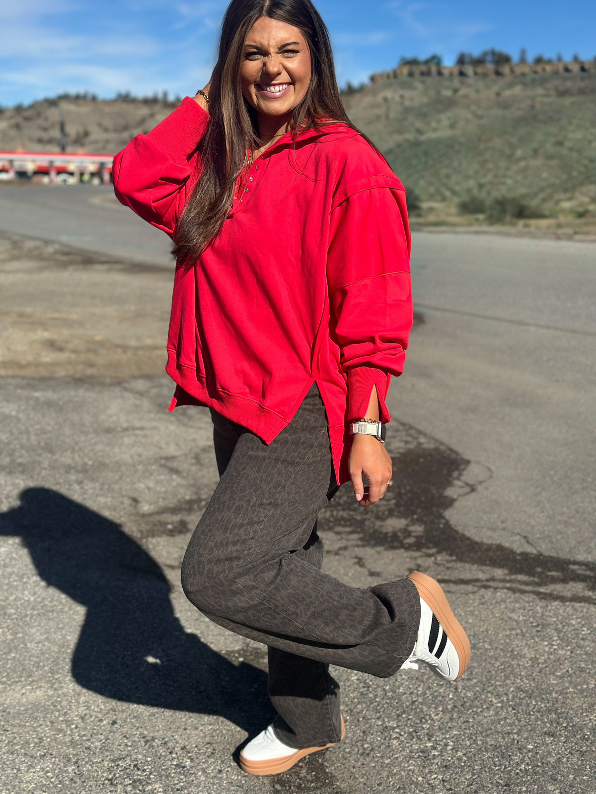 Tamika Henley Sweatshirt